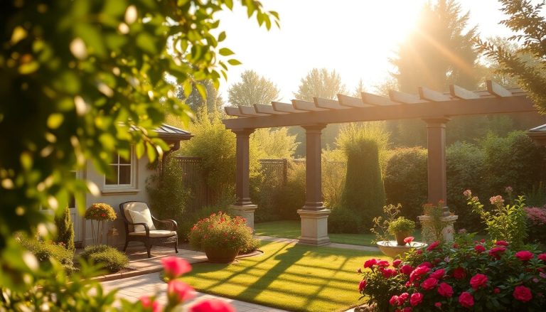 Métamorphose jardin : créez votre havre de paix avec terrasse et pergola