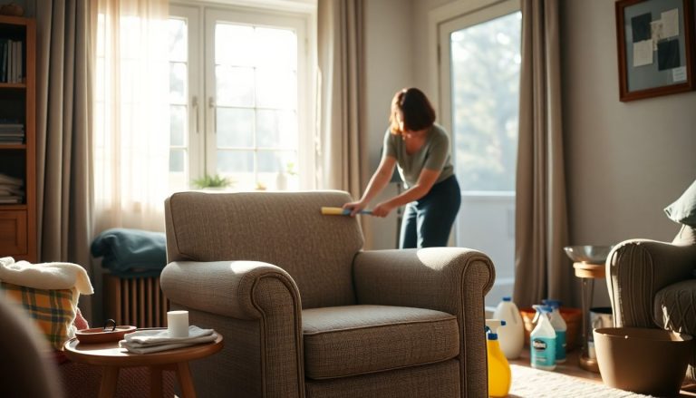 Nettoyer un fauteuil en tissu : astuces simples et efficaces pour un résultat impeccable