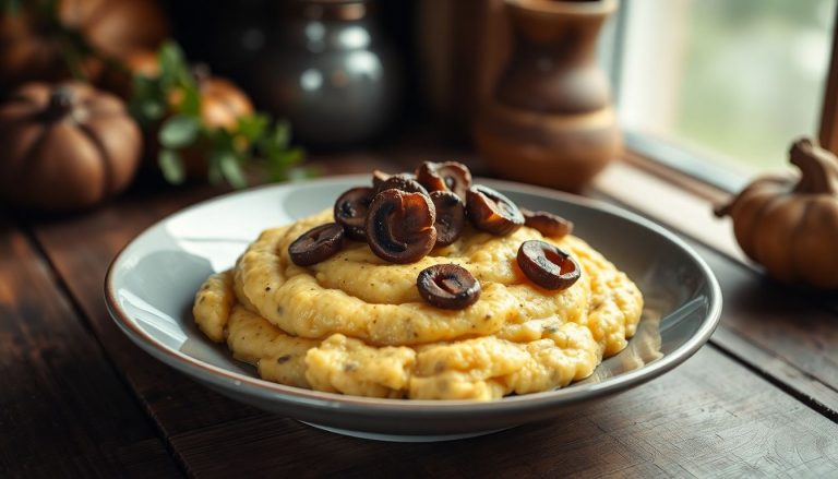 Polenta crémeuse aux champignons : un plat réconfortant aux saveurs d'automne