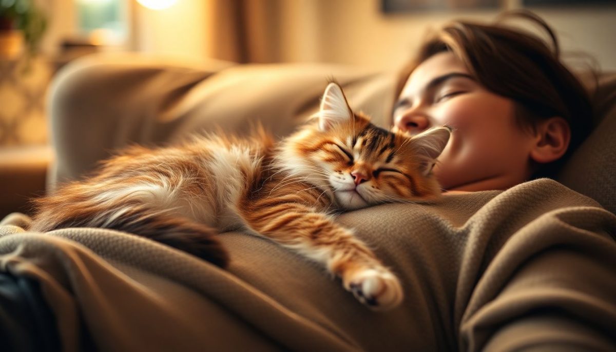 Pourquoi votre chat vous choisit comme lit : les secrets dévoilés