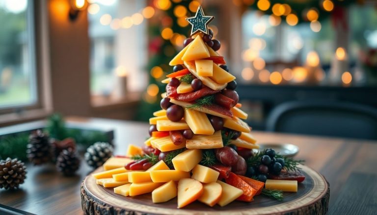 Sapin de fromage et charcuterie : l'apéro de Noël qui fait sensation