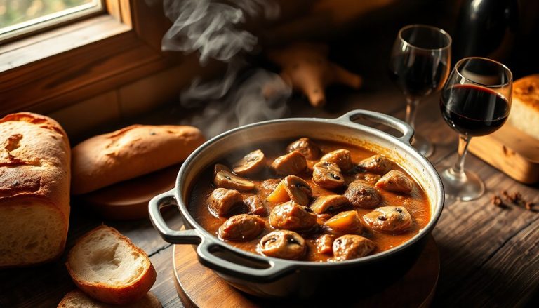 Bœuf bourguignon aux champignons : la recette gourmande qui réchauffe les cœurs