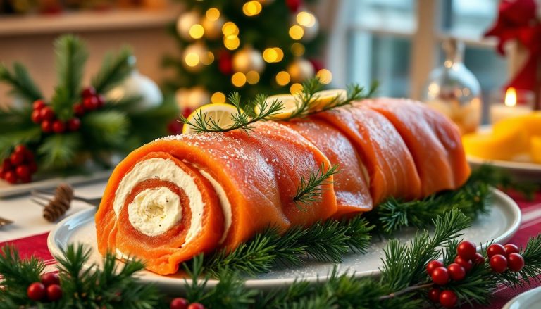 Bûche de saumon fumé et fromage frais : la star de votre buffet de Noël