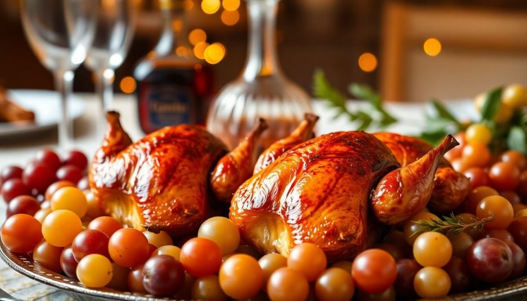 Cailles rôties aux raisins et cognac : le plat de fête qui fera fondre vos convives