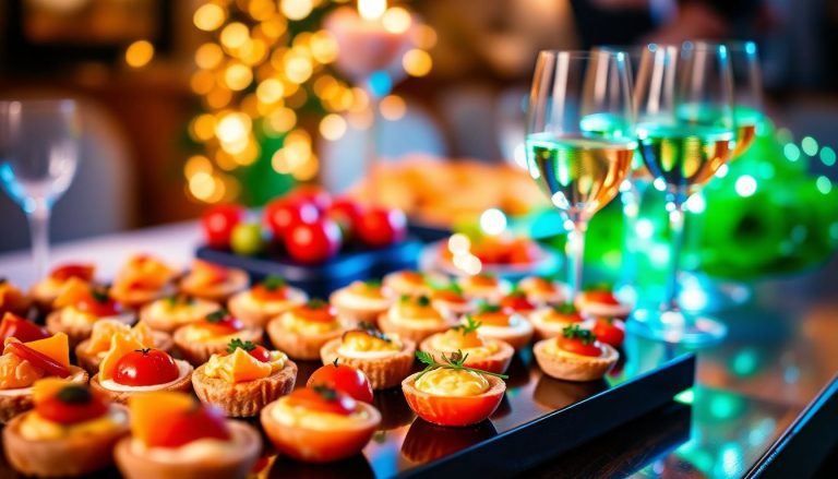 Canapés festifs pour un apéro dînatoire du Nouvel An : des bouchées gourmandes à grignoter toute la soirée