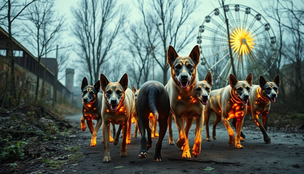 Chiens de Tchernobyl : une évolution génétique surprenante sous l'ombre de la radioactivité