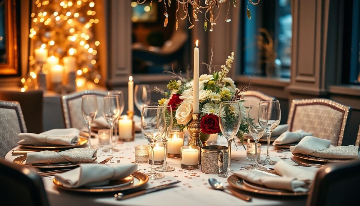 Voici comment créer une table de Nouvel An si élégante que vos invités en resteront bouche bée !
