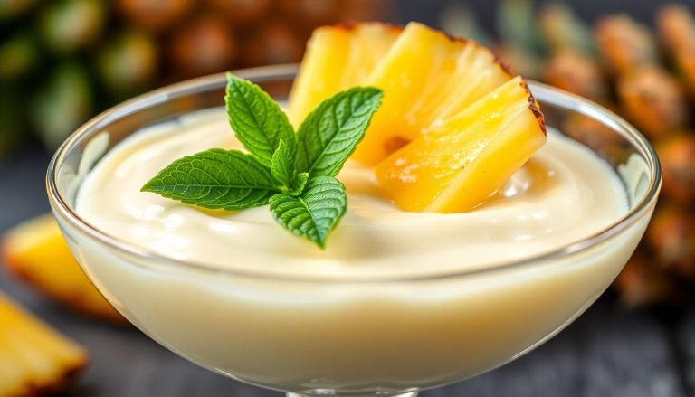Crème à l'ananas minute : un dessert fondant prêt en un éclair
