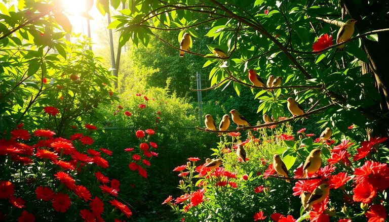 Jardin paradis pour pinsons : transformez votre espace vert en refuge mélodieux