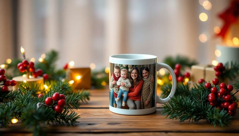 Mug photo personnalisé : le cadeau de Noël qui touche en plein cœur