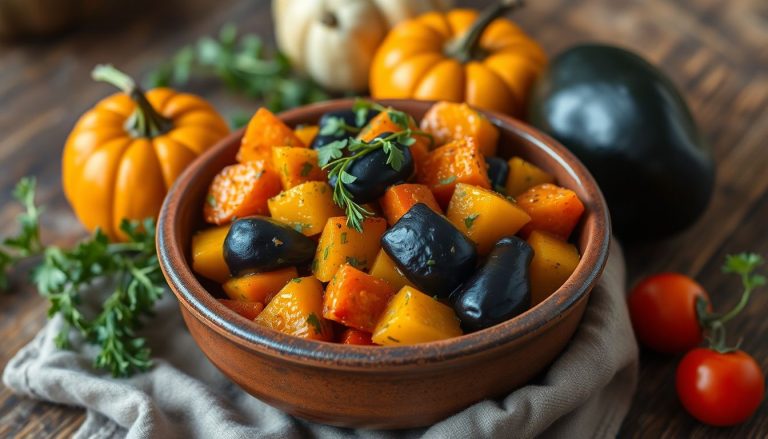 Ratatouille d'hiver : la recette qui réchauffe avec du potiron et des aubergines
