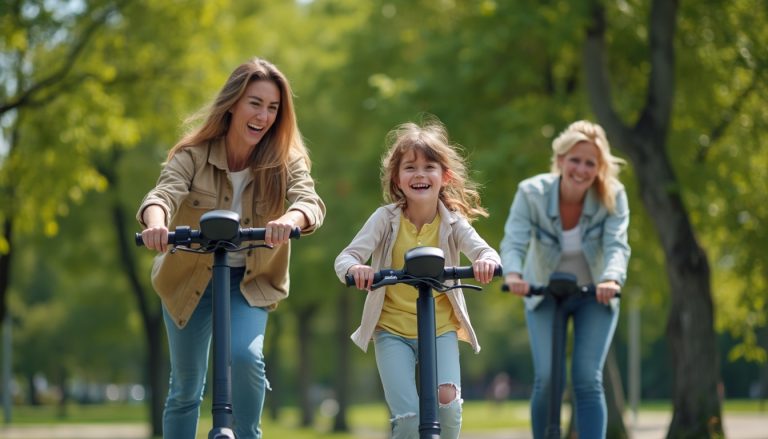 Le secret pour transformer vos sorties en famille ? la trottinette électrique