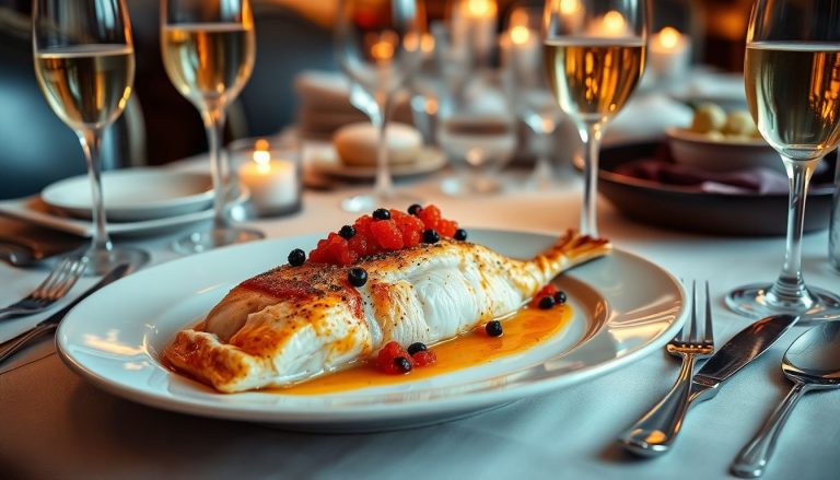 Turbot rôti au champagne et caviar : le summum du luxe pour votre réveillon du Nouvel An