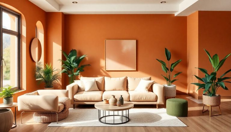 3 couleurs tendance pour un intérieur stylé en 2025 : terracotta, beige rosé et vert olive