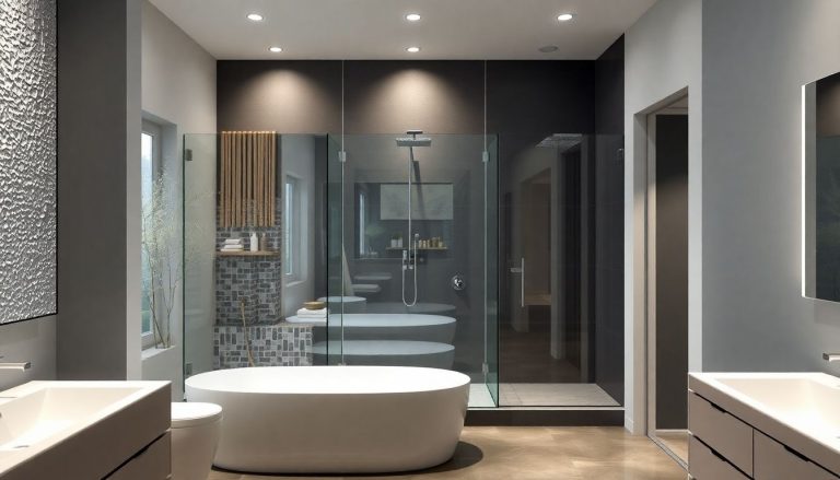 7 alternatives tendance aux parois de douche classiques pour une salle de bains design