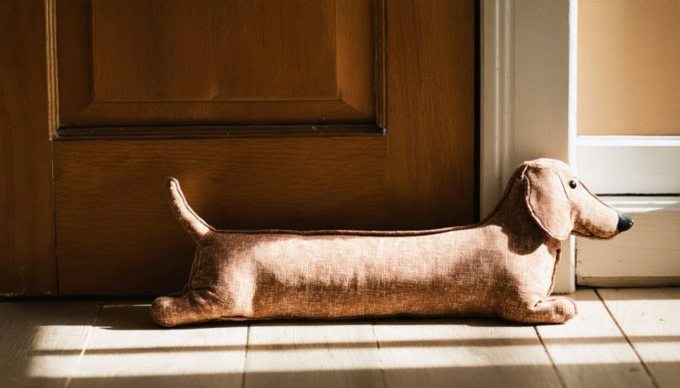 Boudin chien de porte isolation courant d'air froid