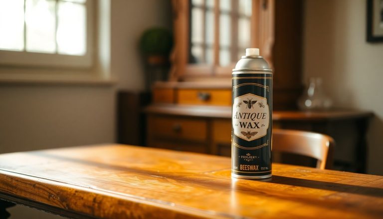 Cire antiquaire aérosol pour bois cirés cire d'abeille