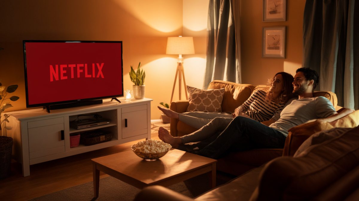 couple devant Netflix
