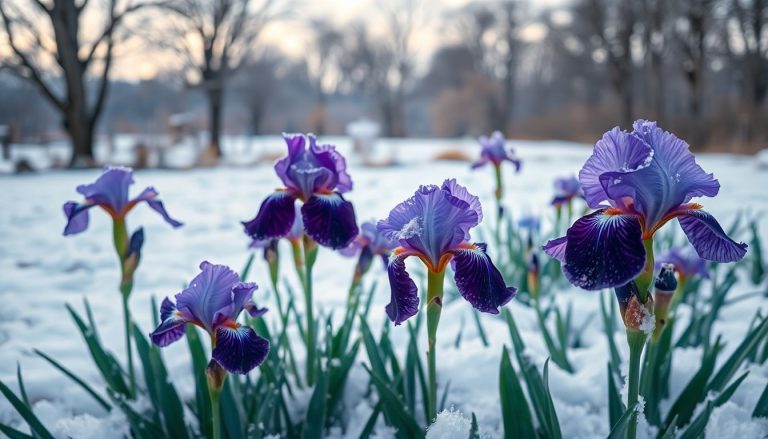 Iris en hiver : guide complet pour les planter et en prendre soin