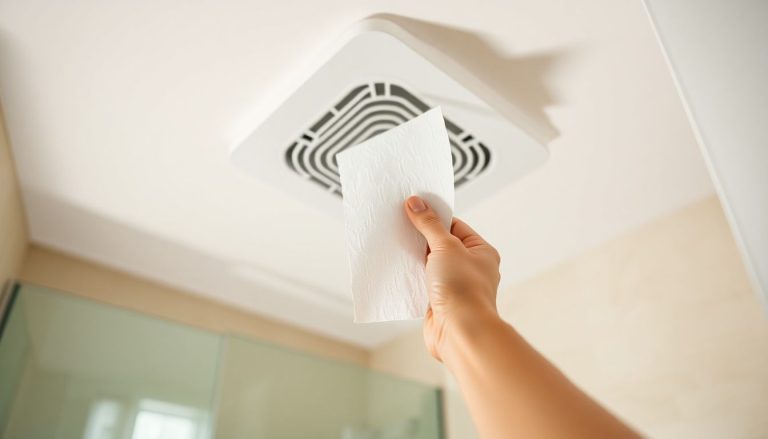 L'astuce du papier toilette pour vérifier votre VMC en un clin d'œil