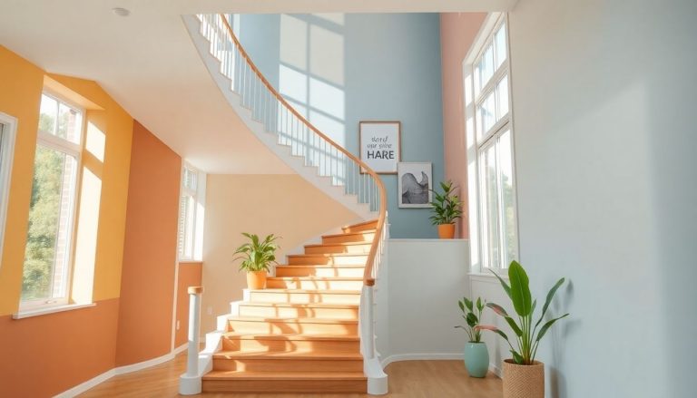 Quelle couleur choisir pour peindre une cage d'escalier ? Idées et conseils pour sublimer votre intérieur