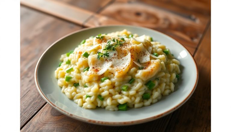 Risotto aux poireaux et parmesan : un classique italien revisité