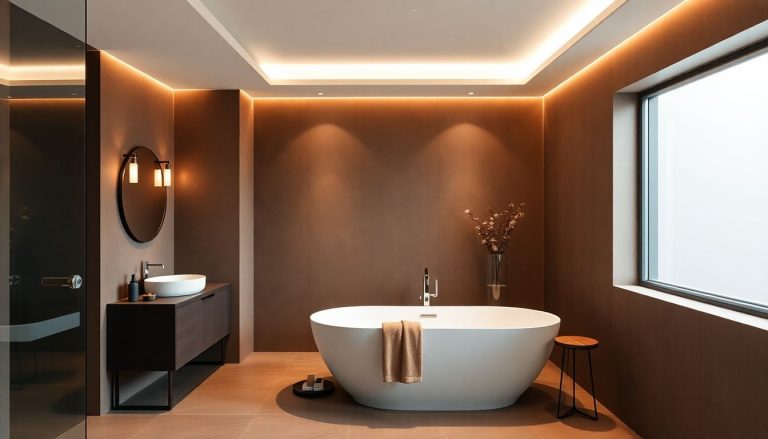 Tendance déco 2025 : le café, la nouvelle couleur star des salles de bains