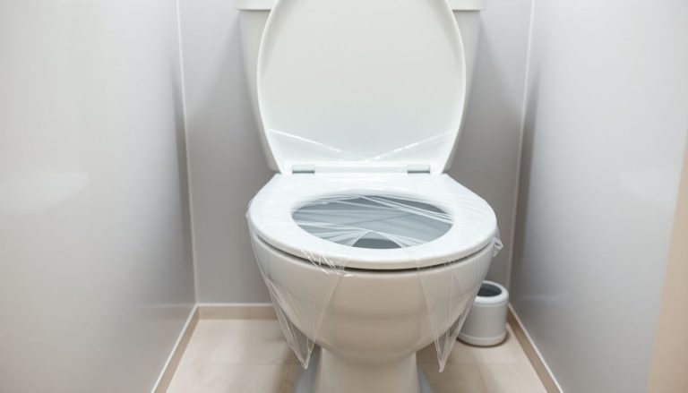 Toilettes bouchées : la solution miracle avec du film plastique