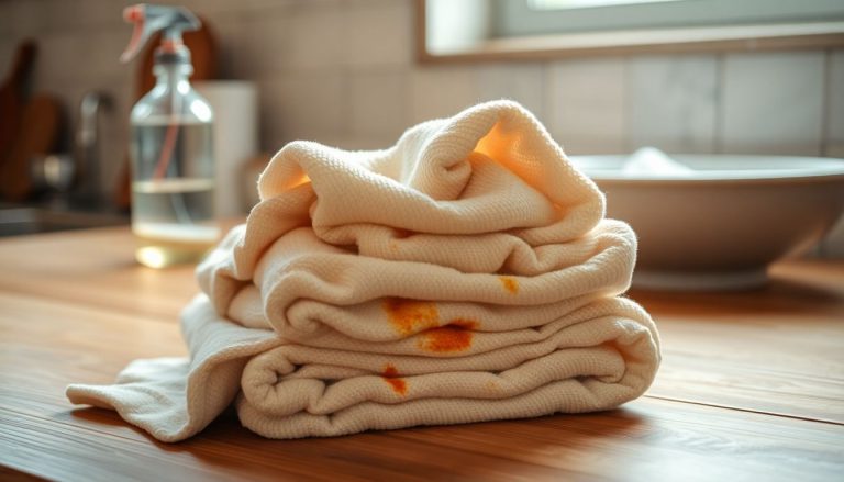 Torchons très sales : l'astuce simple et efficace pour les nettoyer en profondeur