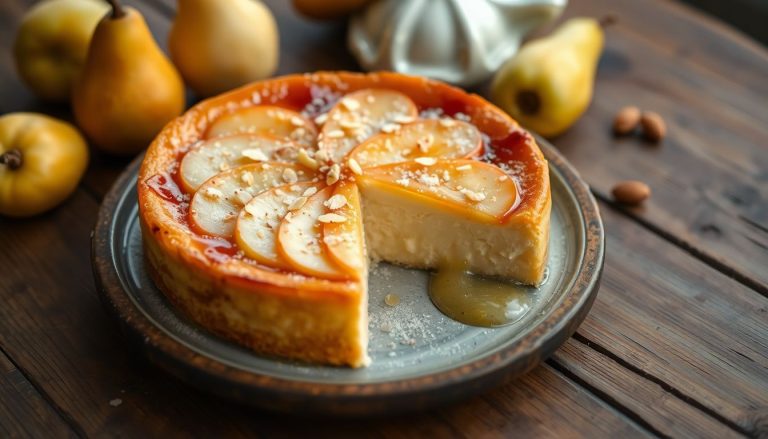 Flan aux poires et amandes : la recette gourmande et réconfortante