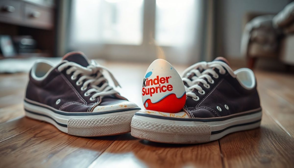 Kinder Surprise au secours de vos chaussures malodorantes : une astuce improbable mais efficace