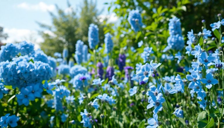 Les plus belles fleurs bleues pour un jardin enchanteur