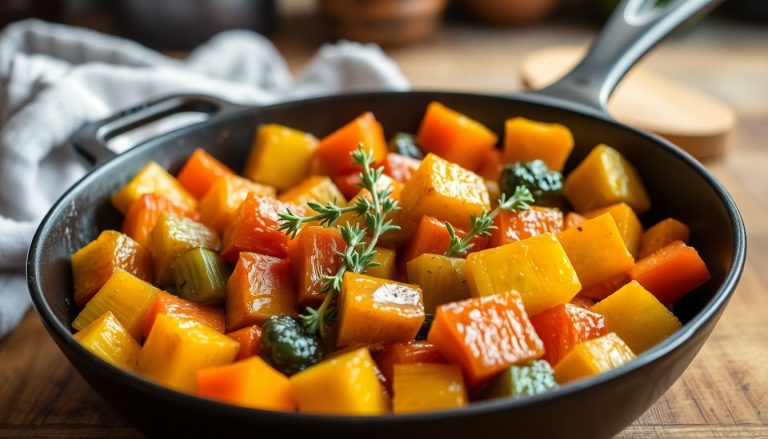 Poêlée de légumes d'hiver au miel et thym : un plat réconfortant et savoureux