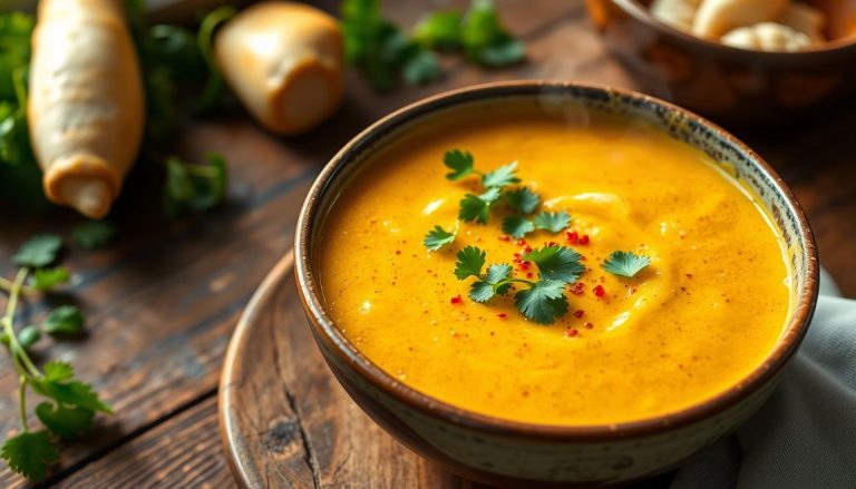 Soupe de chou-fleur au curry : un délice réconfortant aux saveurs exotiques