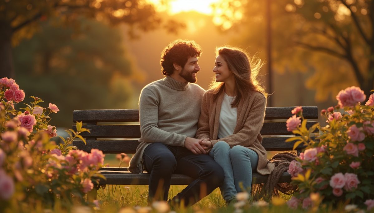 un couple amoureux