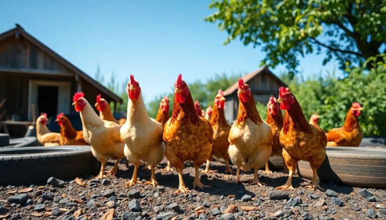 Vieux pneus et cendres : l'astuce écolo qui rendra vos poules heureuses
