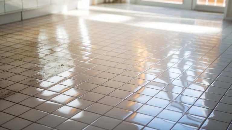 Carrelage sale ? Le mélange secret qui le fait briller comme neuf en 5 minutes !