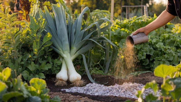 Cendres de cheminée au potager : le secret des jardiniers pour des poireaux géants