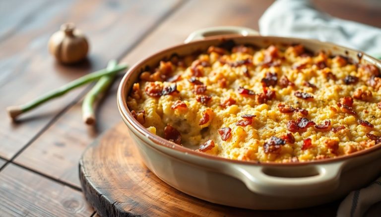 Crumble salé poireaux et lardons : la recette réconfortante qui change du dessert