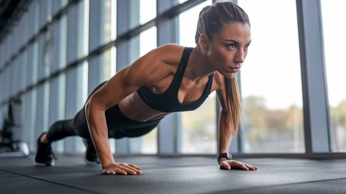 femme gainage
