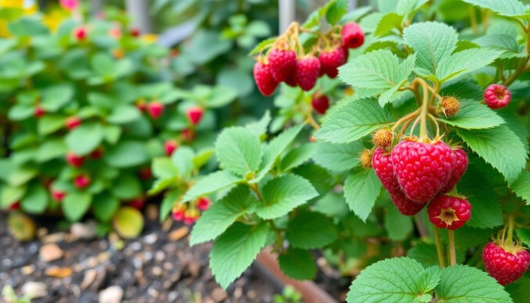 Framboisiers explosifs : Plantez ÇA à côté et dites adieu à l'entretien !