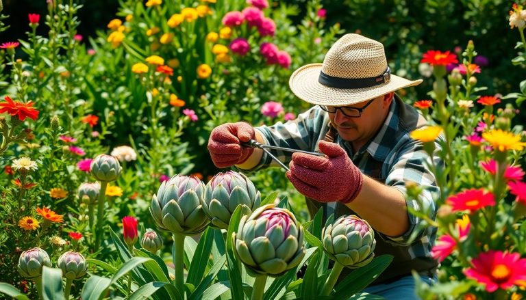 L'art de l'œilletonnage : la technique pour des artichauts robustes et productifs