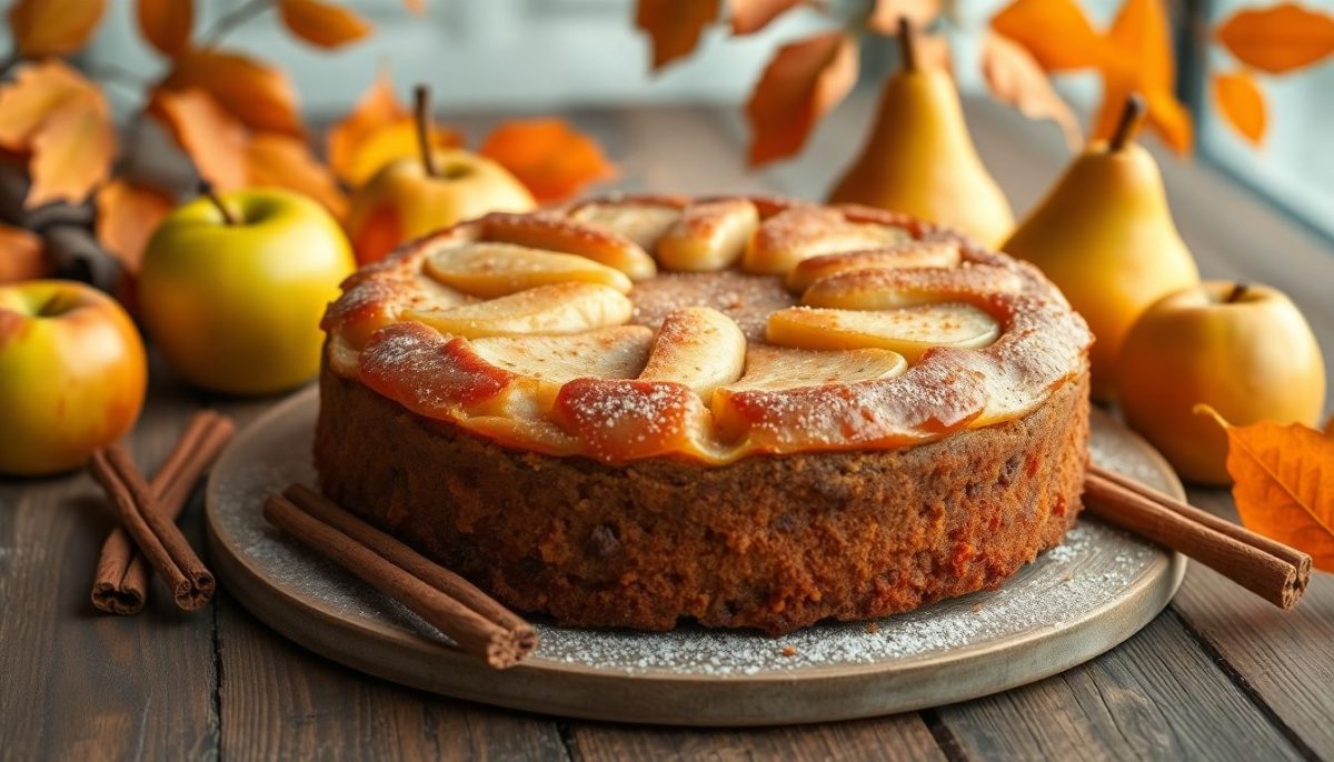 Moelleux pommes-poires à la cannelle : dessert réconfortant pour les soirées d'automne