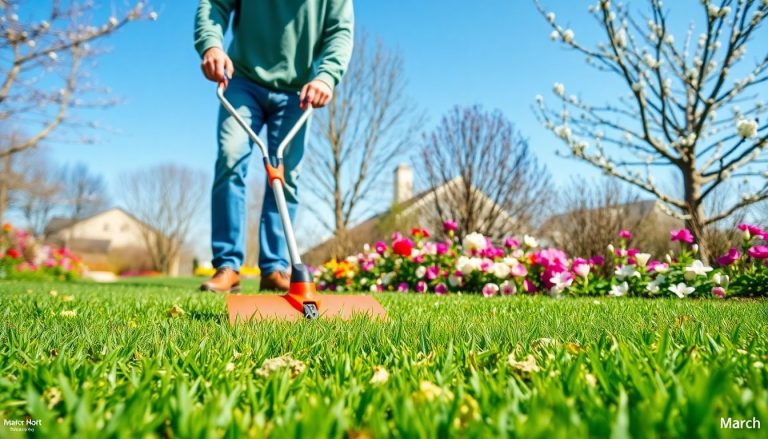 Scarifier sa pelouse en mars : le guide complet pour un gazon éclatant dès le printemps