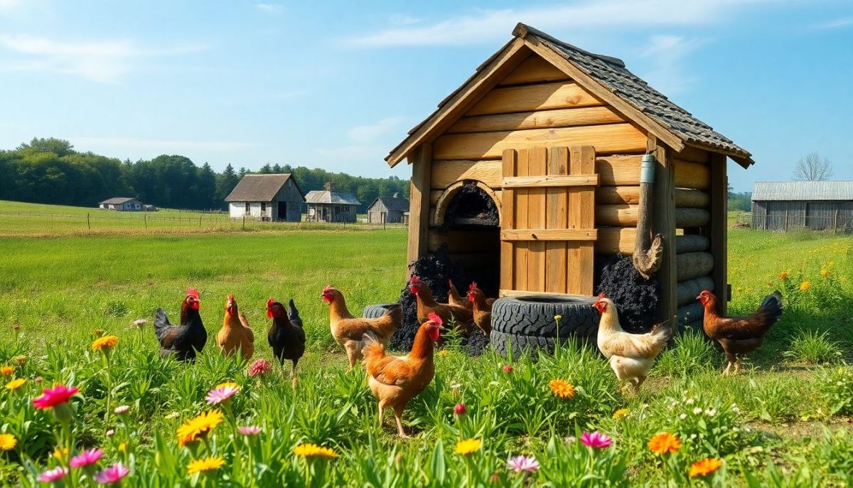 Transformer vos vieux pneus et cendres en paradis pour vos poules : une astuce géniale pour les éleveurs