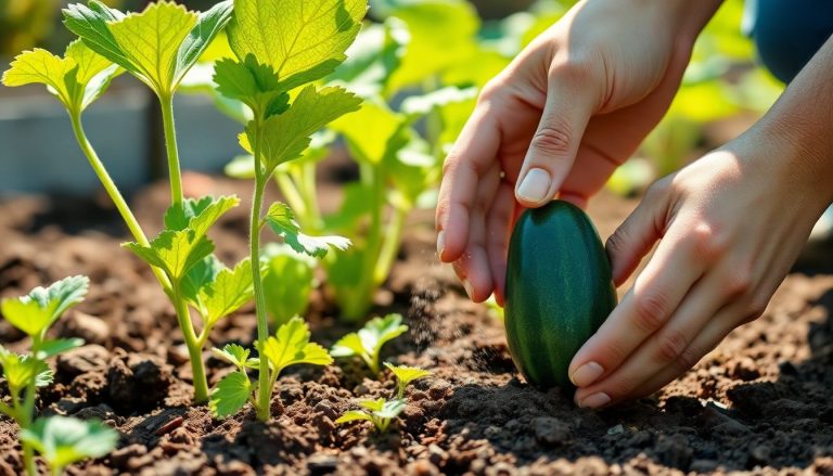 Ce geste anti-maladie pour vos concombres et melons à faire au moment de la plantation