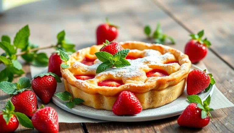 Clafoutis léger aux fraises et à la menthe fraîche : une recette estivale irrésistible