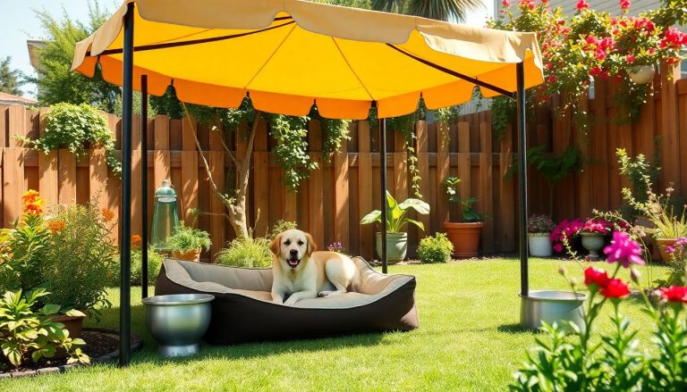 Comment créer un coin d'ombre idéal pour votre chien avec seulement 3 accessoires indispensables