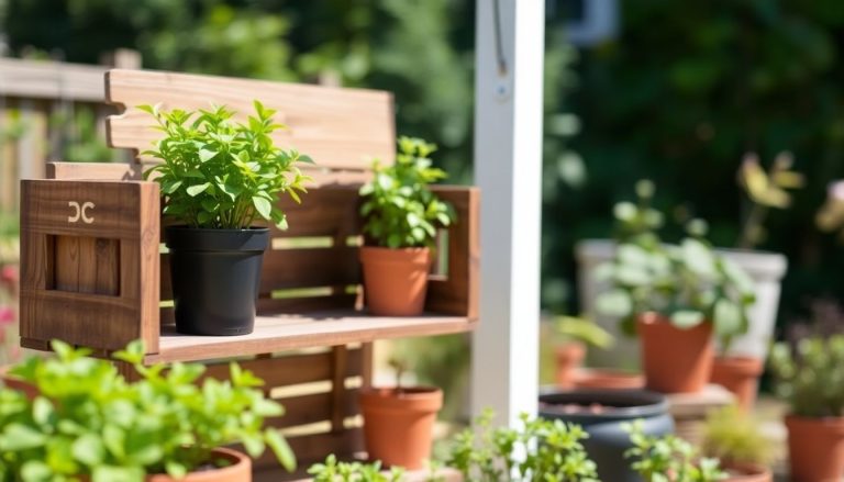 DIY facile : transformez une planche et deux cagettes en étagère végétale d'extérieur en 5 minutes