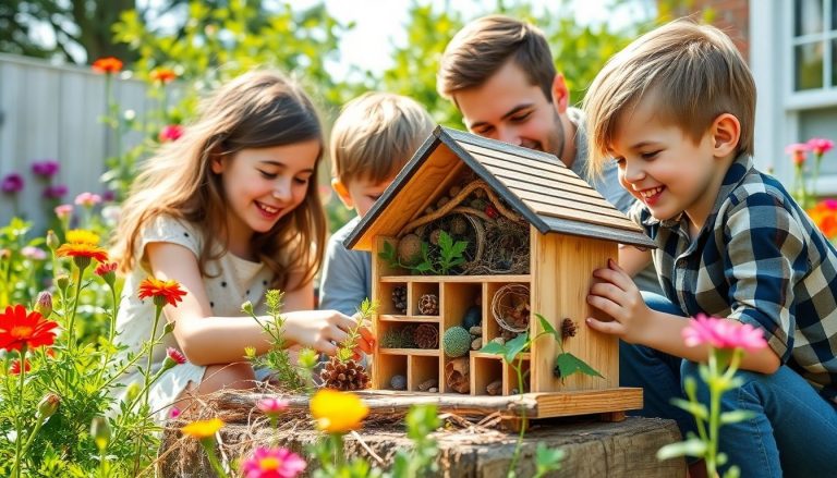 Fabriquez un mini-hôtel à insectes avec vos enfants : plaisir garanti et biodiversité assurée